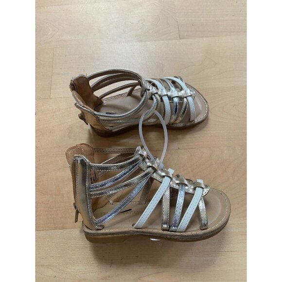 Tucker & Tate BNWT girls sandals gladiator NEW metallic - Picture 3 of 6